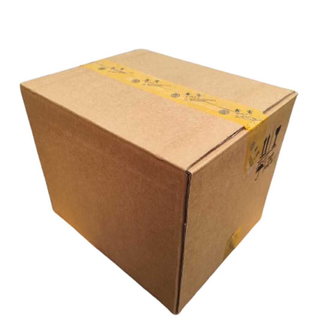 Set 7 cajas de 39x32x32 cartón doble reutilizada 1 cinta de embalaje de regalo 2