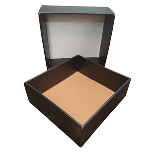 Set cajas 27x26x9 12 unidades negras