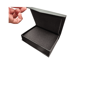 Pack 12 unidades 17,5x13x4,5 magnética negra