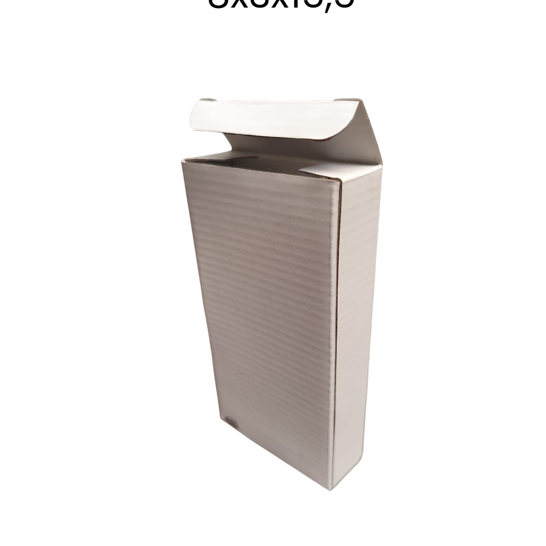 Set 12 cajas 8x3x15,5 Blancas 1