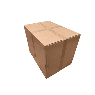 Caja de cartón 53x37x38 cartón doble reutilizada