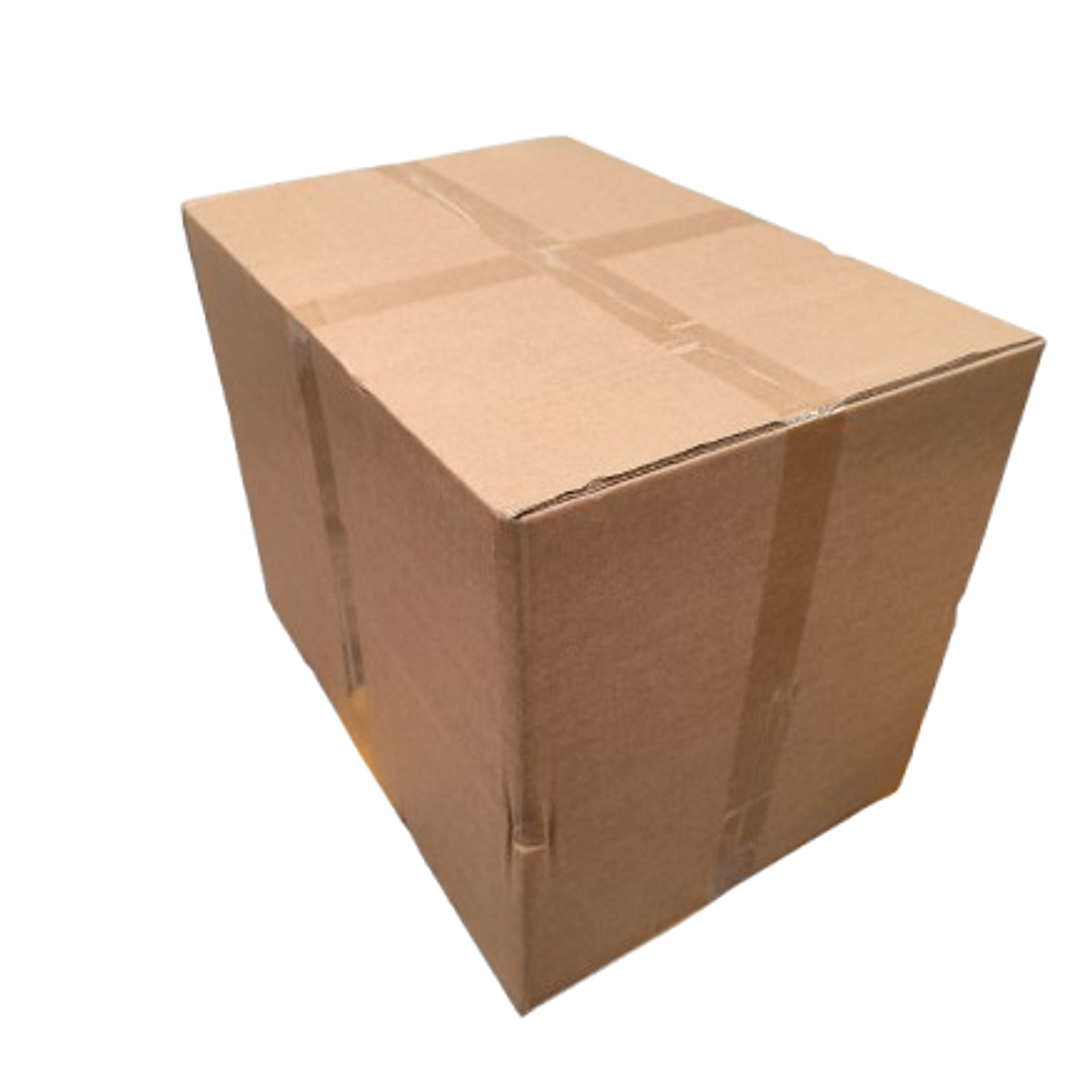 Caja de cartón 53x37x38 cartón doble reutilizada 1