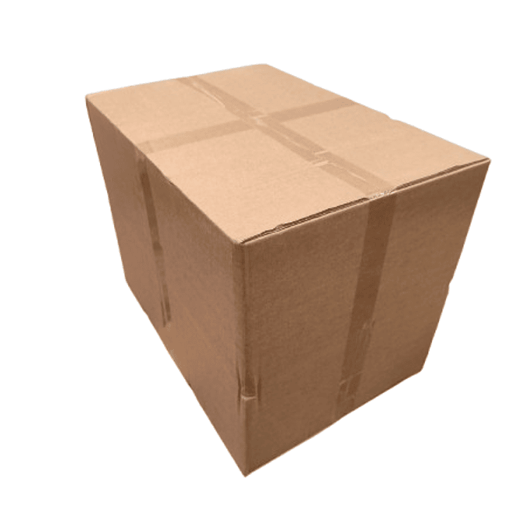 Caja de cartón 53x37x38 cartón doble reutilizada 1