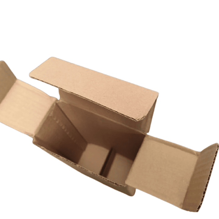 Set 24 cajas 15x8x23,5 carton microcorrugado café 2