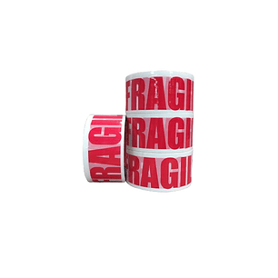 Pack 4 Cinta adhesiva frágil 48 mm 40 metros