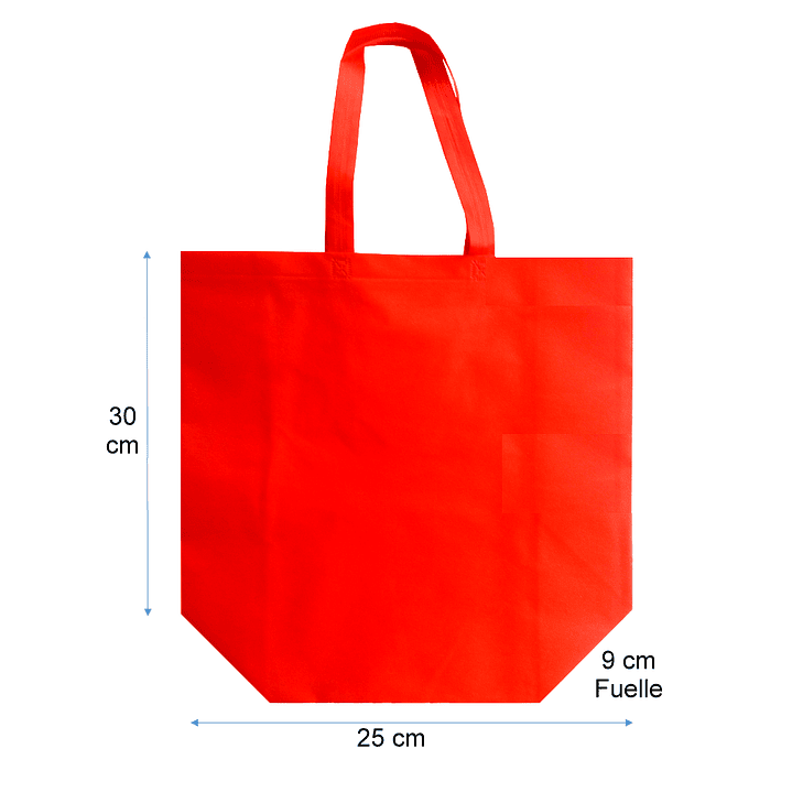 Bolsa Tnt ( Tela No Tejida) “25X30X9”  varios colores personalizable 3