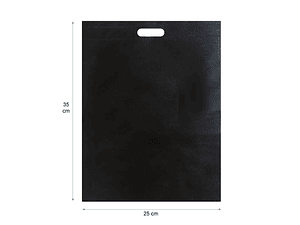 Pack 50 Bolsa Tnt (25X35 blanca o negra sólo para cotizar