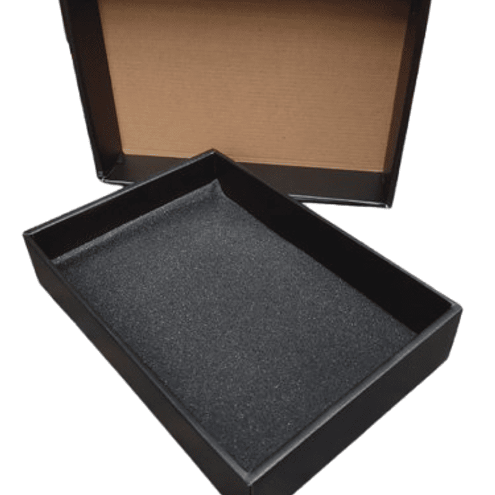 Set cajas 29,5x21x5,5 25 unidades negras 2