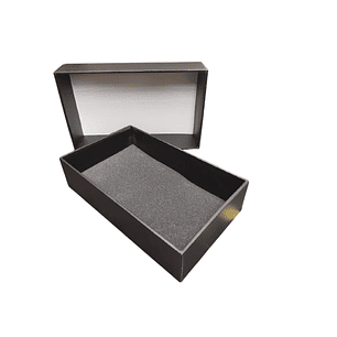 Set cajas 42x25,5x10 6 unidades negras