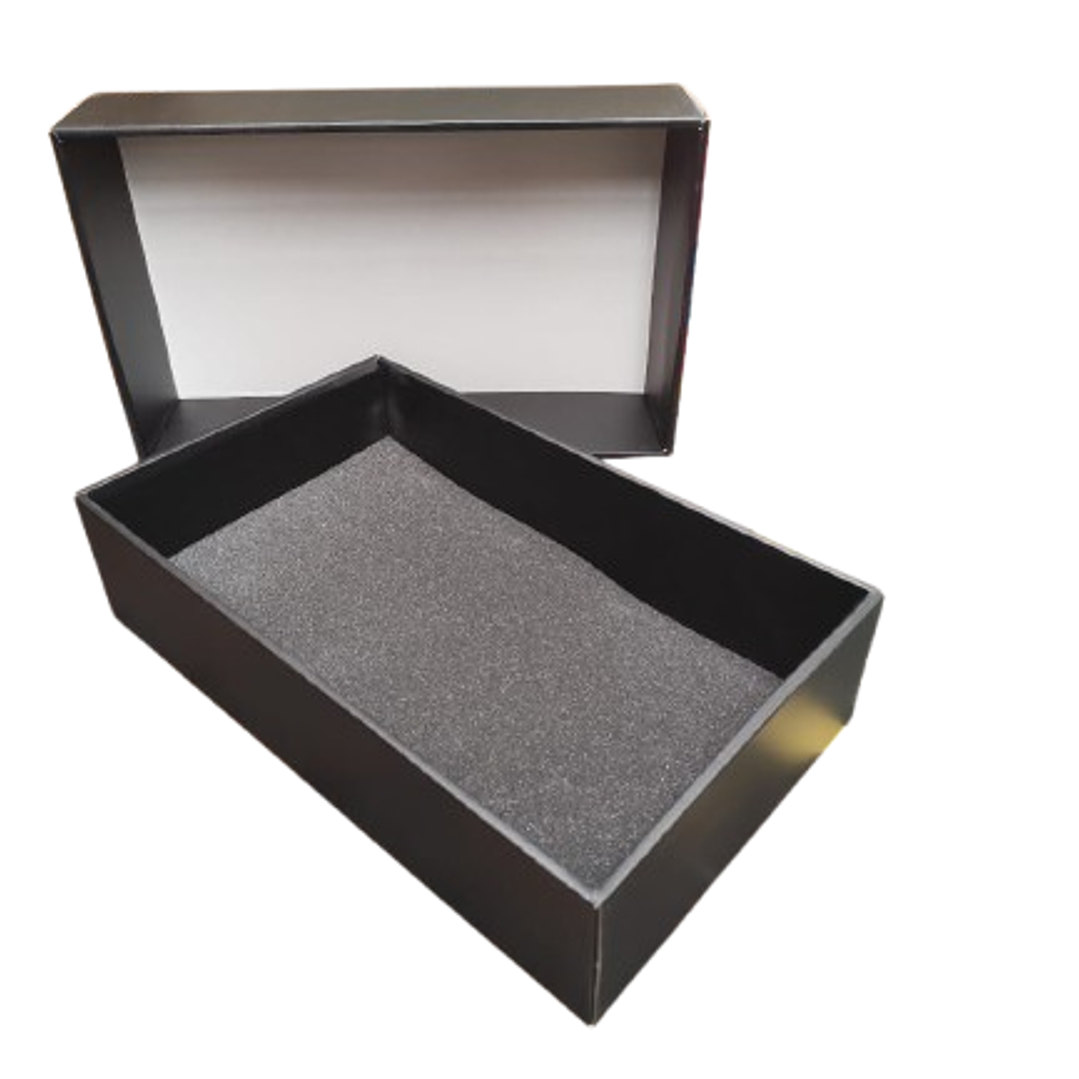 Set cajas 42x25,5x10 6 unidades negras 2