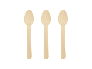 CUCHARA MADERA 160MM 500 unidades 