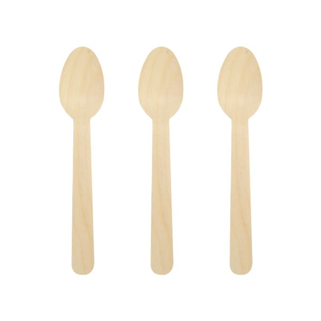 CUCHARA MADERA 160MM 500 unidades  1