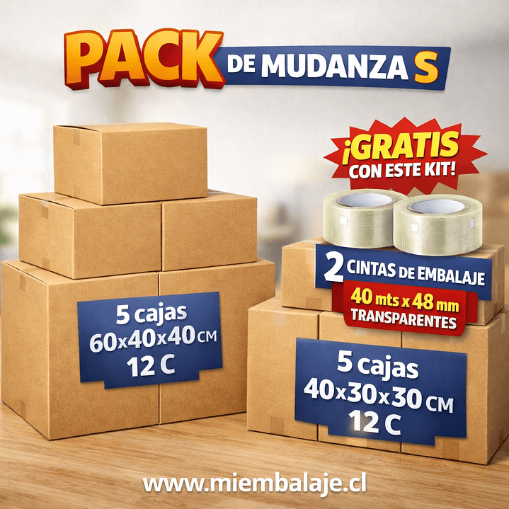 Pack Mudanza S 1