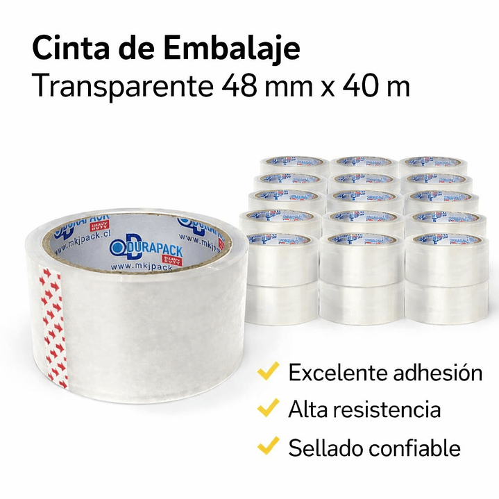 Cinta de embalaje para cajas 48mm 40 metros  1