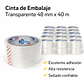 Cinta de embalaje para cajas 48mm 40 metros  - Miniatura 1