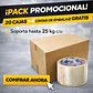 Pack promo 20 cajas de cartón 60x40x40 20 C y 4 CINTAS 40mts 48 mm de regalo - Miniatura 1