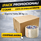 Pack 5 cajas de cartón 60x40x40 20 C + cinta de embalaje de regalo - Miniatura 1