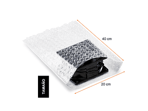 Bolsa sobre  Burbuja 20X40Cm 100 unid