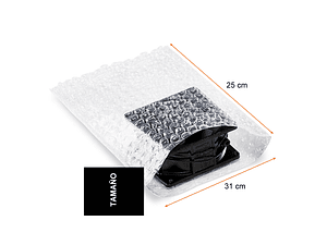 Bolsa sobre plástico Burbuja 25x31 cm. 100 unidades