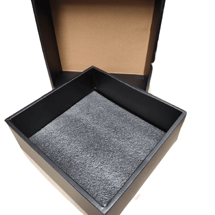 Set cajas 32,5x30,5x11,5  6 unidades negras con tapa 1