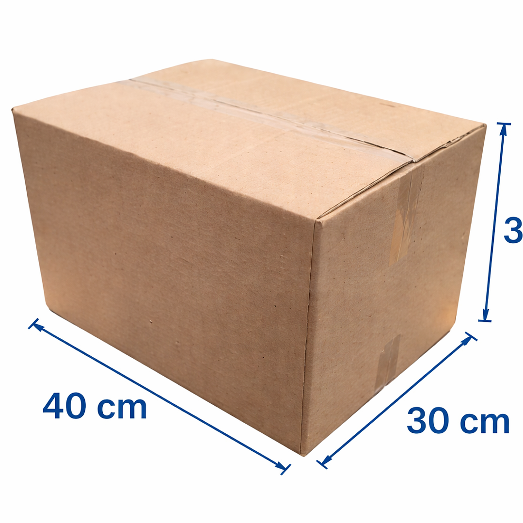 Caja de Cartón 40x30x30 Pack 10 |  1