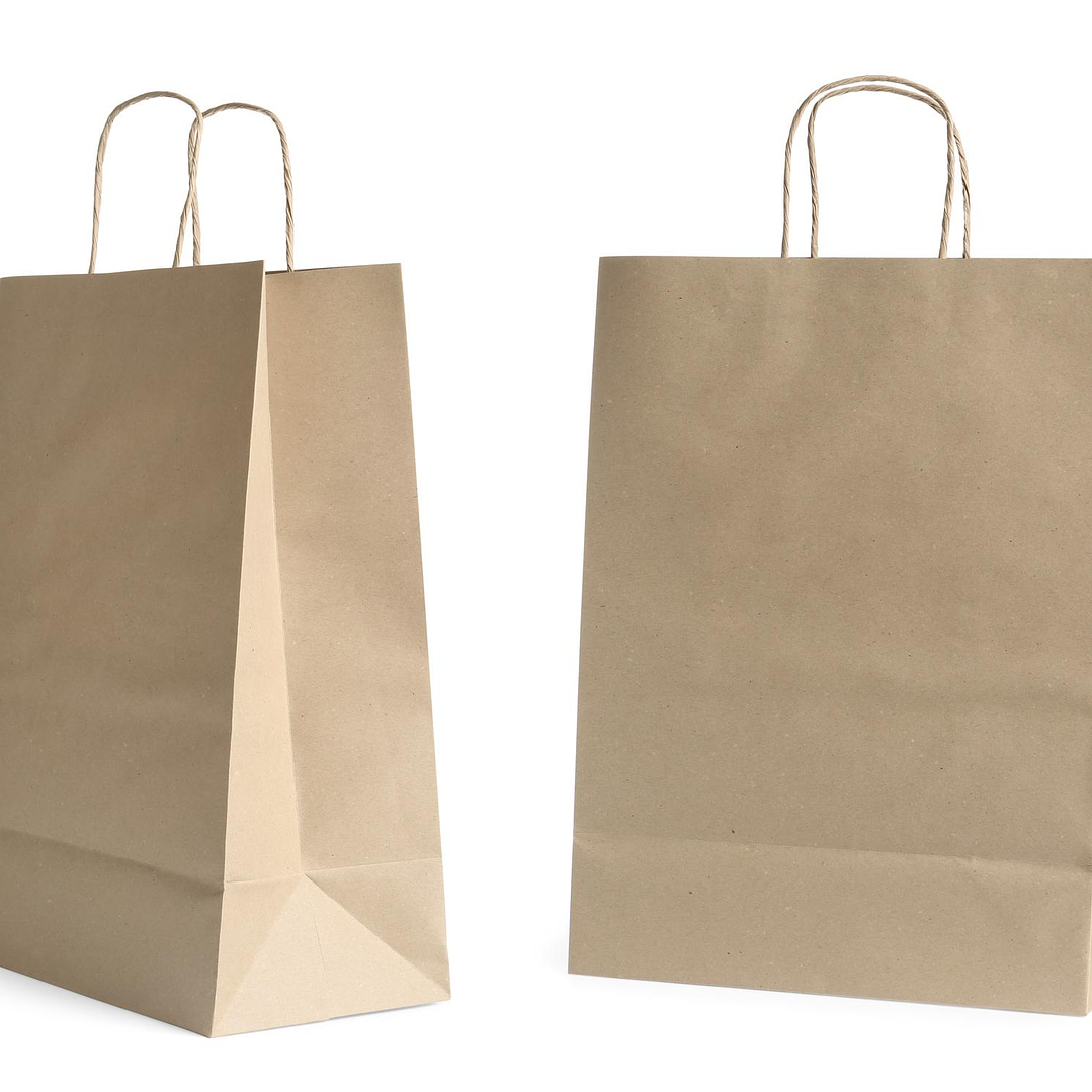 Pack bolsas de papel kraft 30x22x10 cm 3