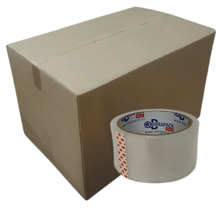 Pack promo 20 cajas de cartón 60x40x40 12 C y 4 CINTAS 40mts 48 mm de regalo 1