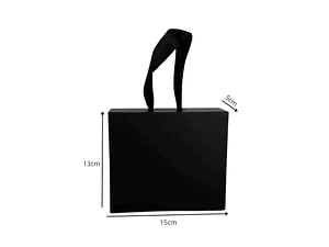 Caja Magnética 15x13x5 Negro Con Manilla