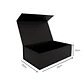 Caja Magnética Negra Premium para Packaging Elegante – 33x20x10 cm - Miniatura 1