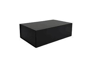 Caja Magnética Negra Premium para Packaging Elegante – 33x20x10 cm