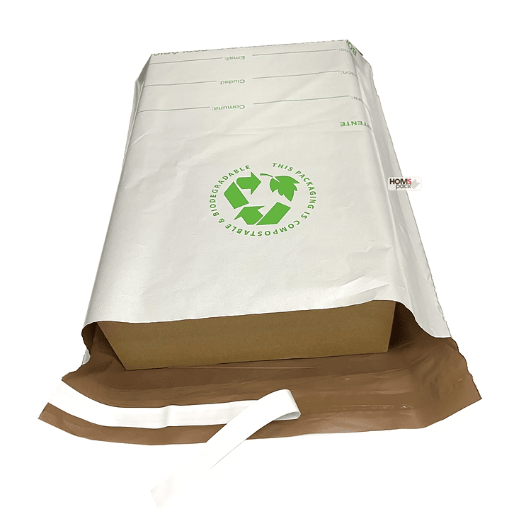 Bolsa Para Encomienda Courier Compostable 26x32 cm 3