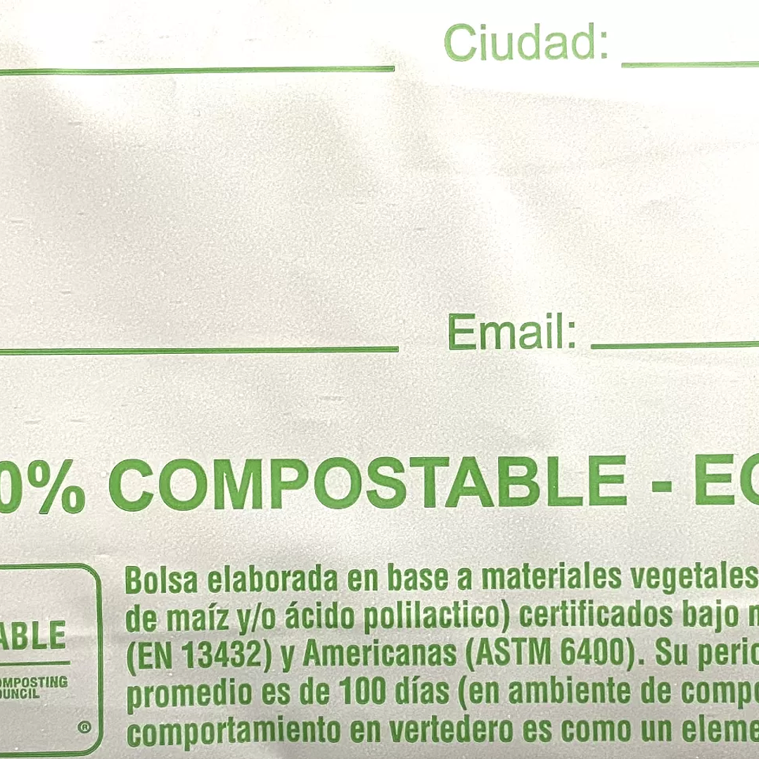 Bolsa Para Encomienda Courier Compostable 26x32 cm 4
