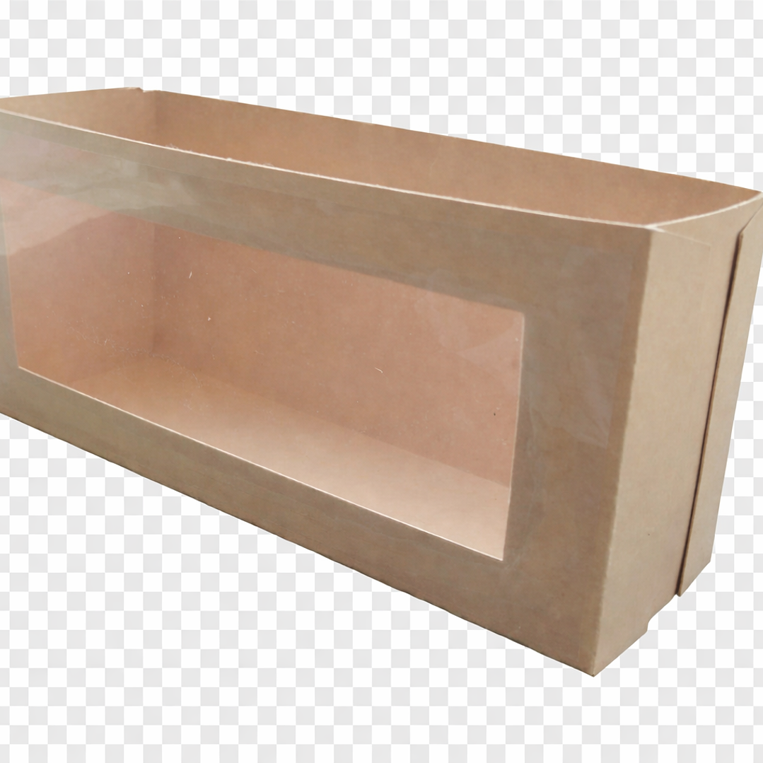 Caja  con ventana 5x15x24 24 unid ideal para regalos 1