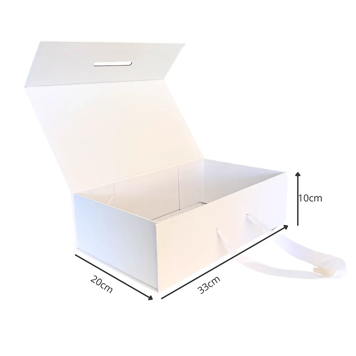 Caja Magnética 33x20x10 Blanco Con Manilla 1