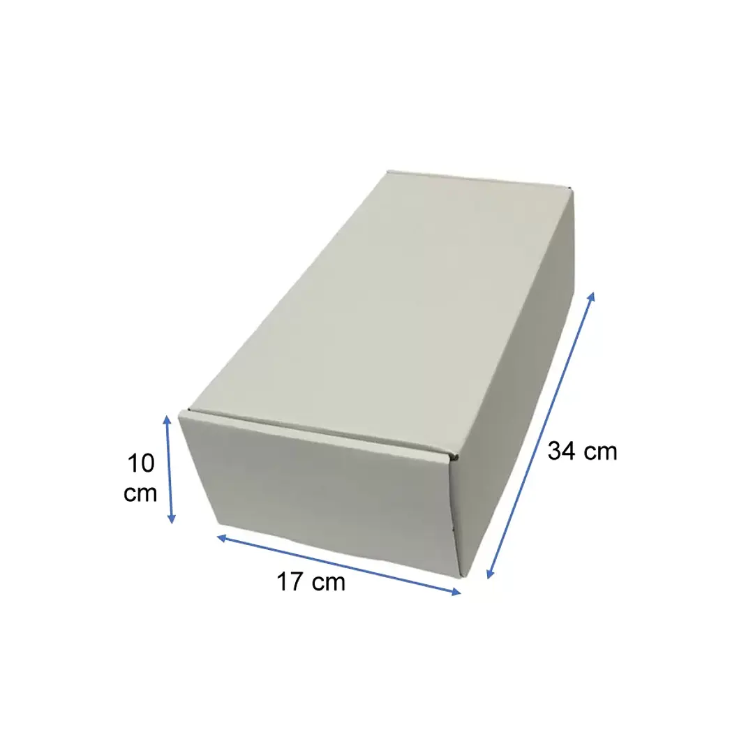 Caja Blanca Lujo 34x17x10 cm para 2 Botellas | Packaging Premium 1
