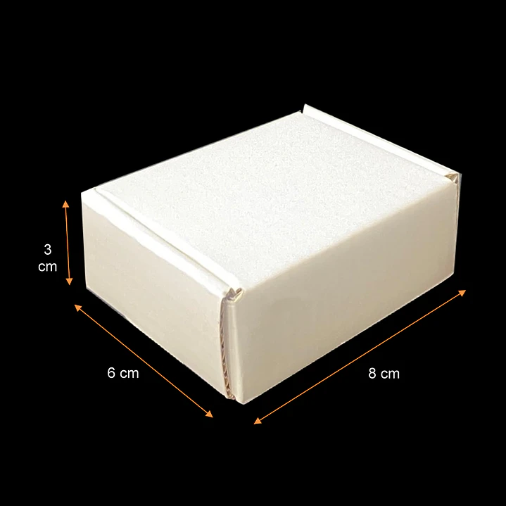 Cajas de cartón 6x8x3 cm blancas 100 unid 1