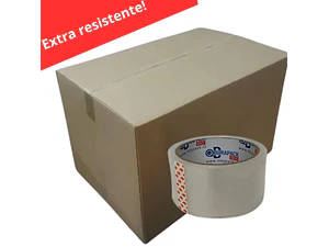 Pack 10 cajas de cartón 60x40x40 20 C + 2 cinta de embalaje de regalo