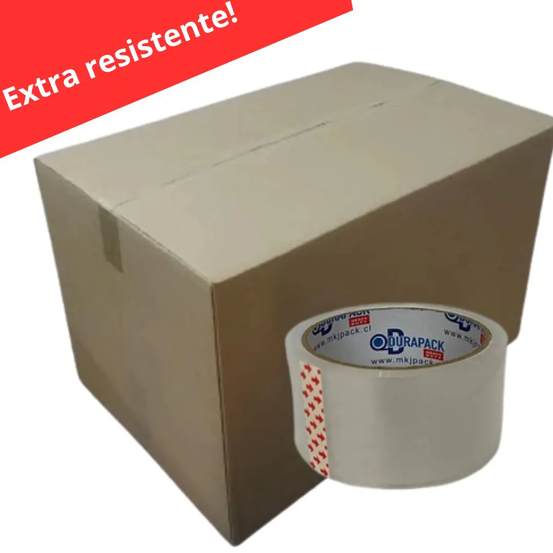 Pack 10 cajas de cartón 60x40x40 20 C + 2 cinta de embalaje de regalo 2