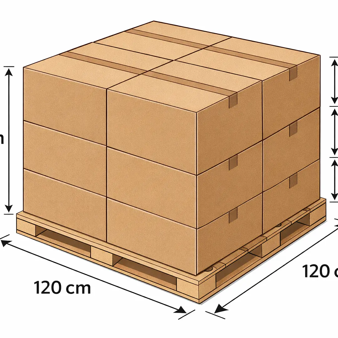 Pack cajas de cartón 60x40x40 cm + cintas embalaje  4