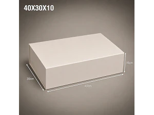 Caja magnética blanca  40x30x10 imantada