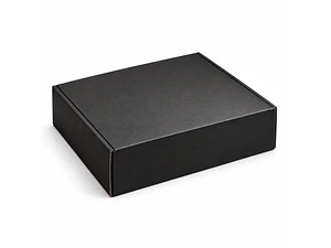 Caja autoarmable negra 40x30x10 cm