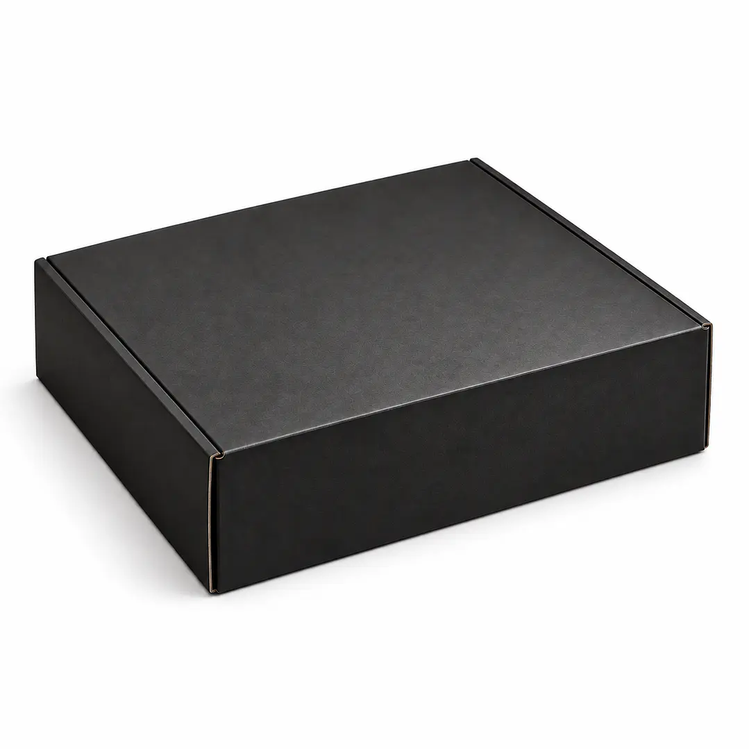 Caja autoarmable negra 40x30x10 cm 1