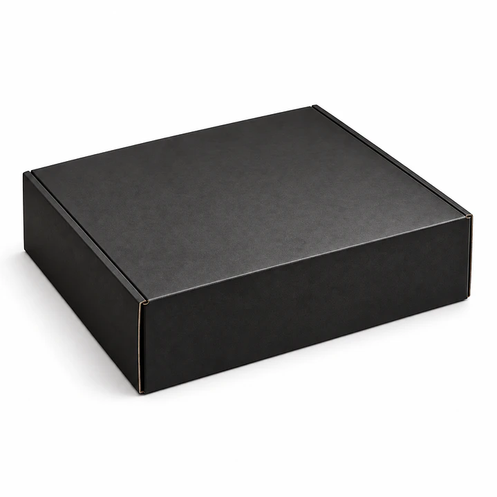 Caja autoarmable negra 40x30x10 cm 1