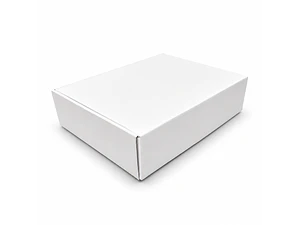 Caja de Cartón Autoarmable  blanca 33x20x10 cm