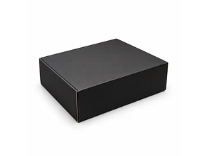 Cajas de cartón autoarmables negras 20x14x6 cm extra firme 100 unid