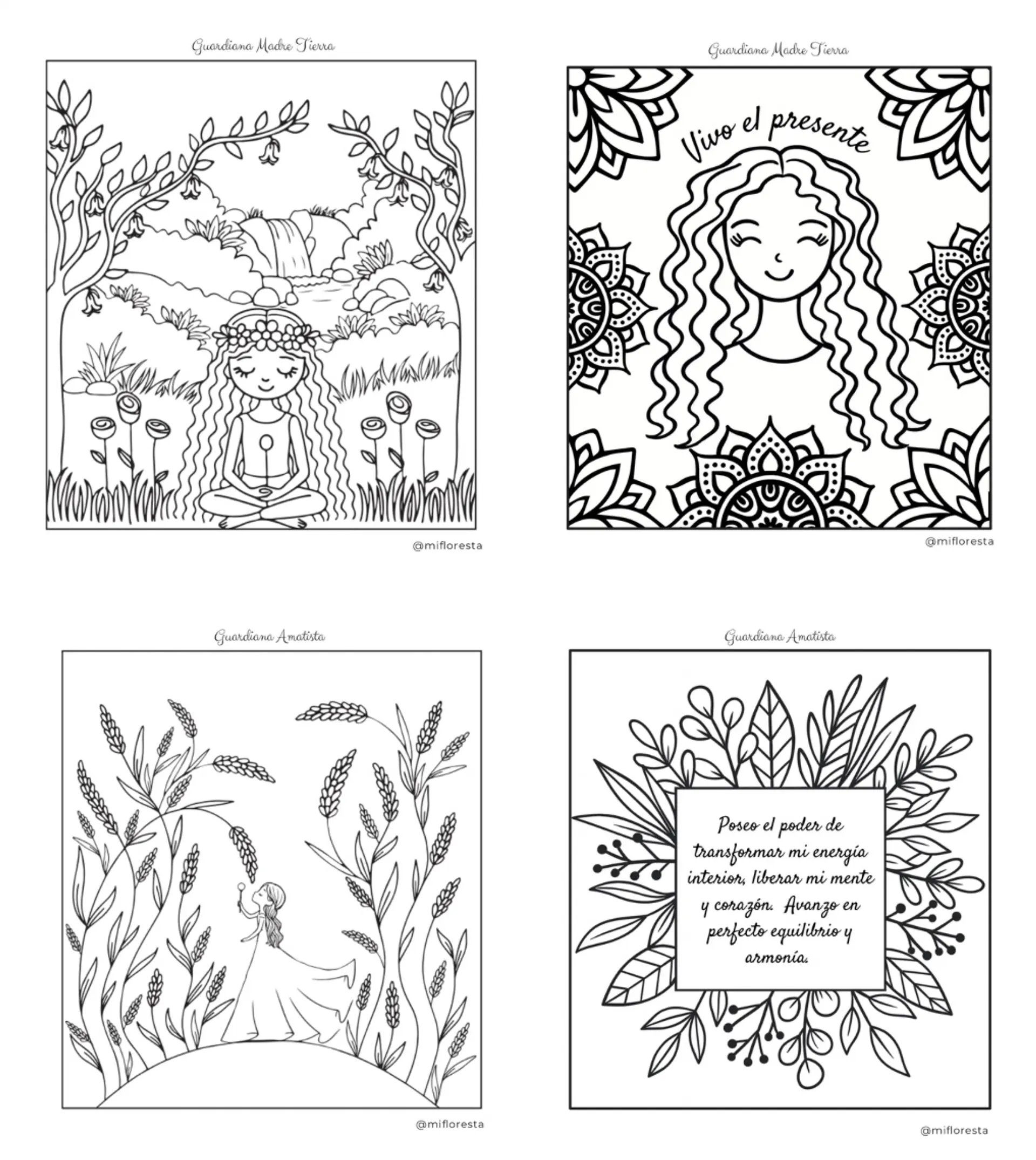 Libro para colorear Guardianas  5