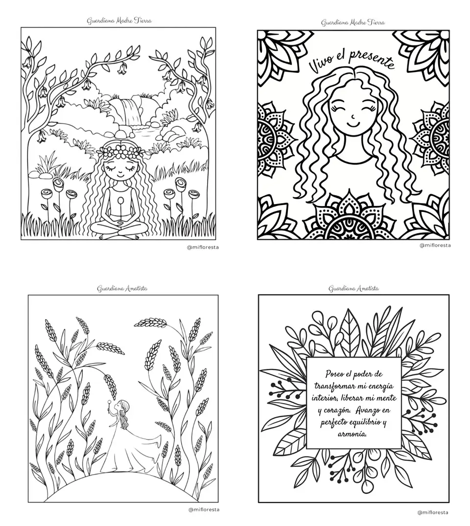 Libro para colorear Guardianas  5