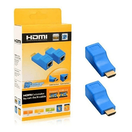 Adaptador Extensor Hdmi 30m Sobre Cat 5e/6 Utp Red Rj45