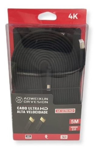 Cable Hdmi De 5 Metros versión 2.0