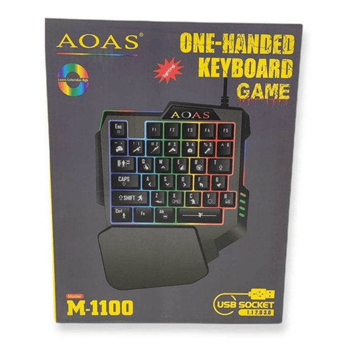 Mini Teclado Gamer Retroiluminado Aoas  3